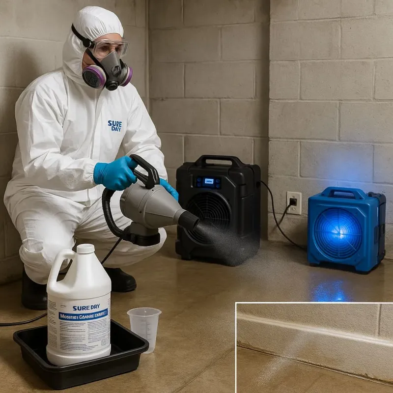 Sanitization and Odor Removal process in Broadway, VA