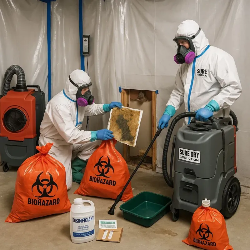 Contaminated Water Handling Protocols process in Broadway, VA
