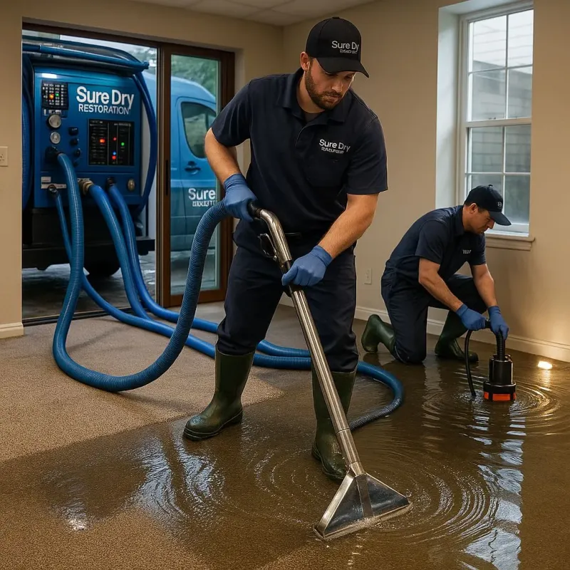 Water Extraction and Removal process in Broadway, VA